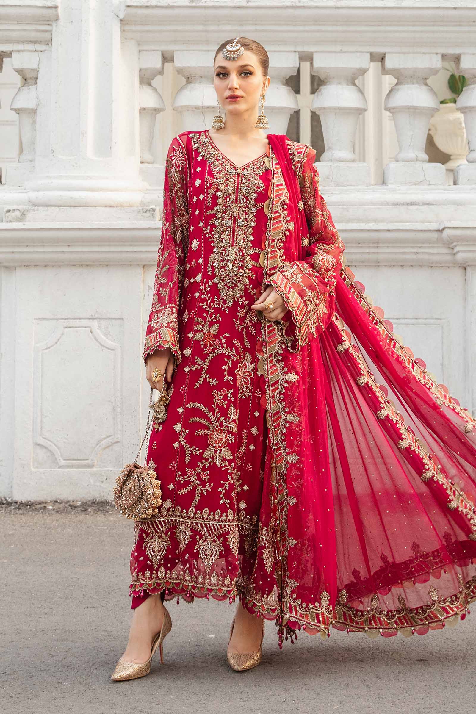 Video preview - Unstitched Embroidered Chiffon Suit | MPC-24-107
