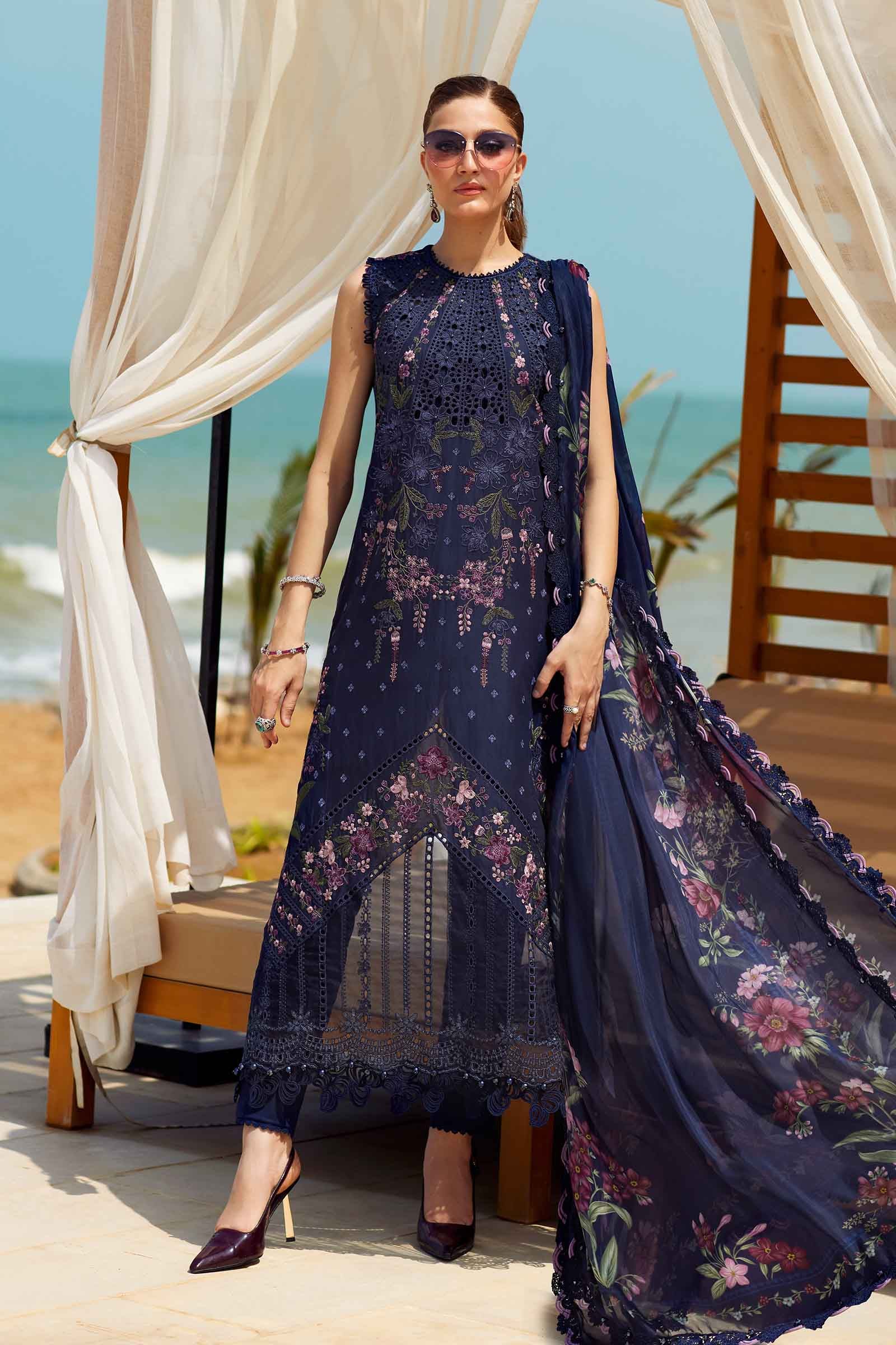 Video preview - 3 Piece Unstitched Embroidered Lawn Suit | EID LAWN-25-10