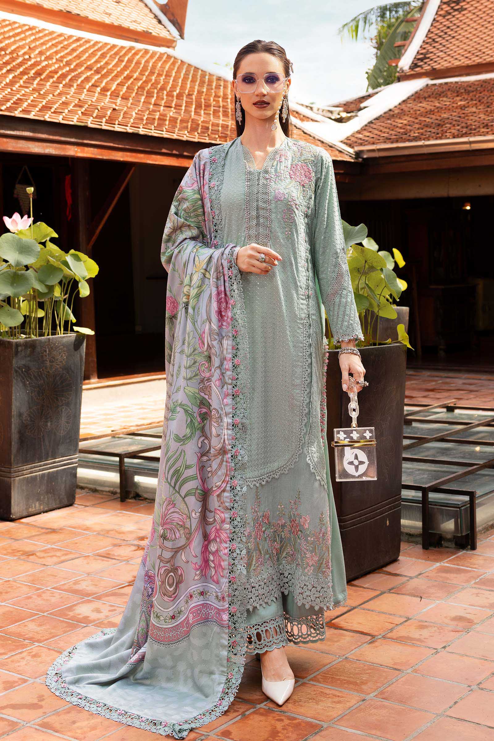 Video preview - 3 Piece Unstitched Embroidered Twill Linen Suit
