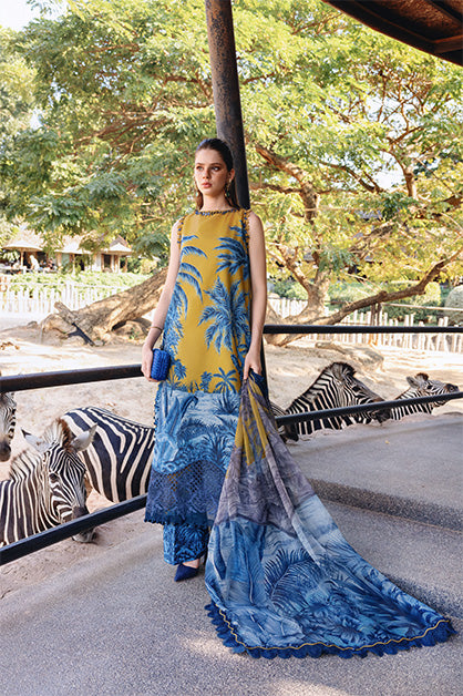 Video preview - 3 Piece Unstitched Embroidered Lawn Suit