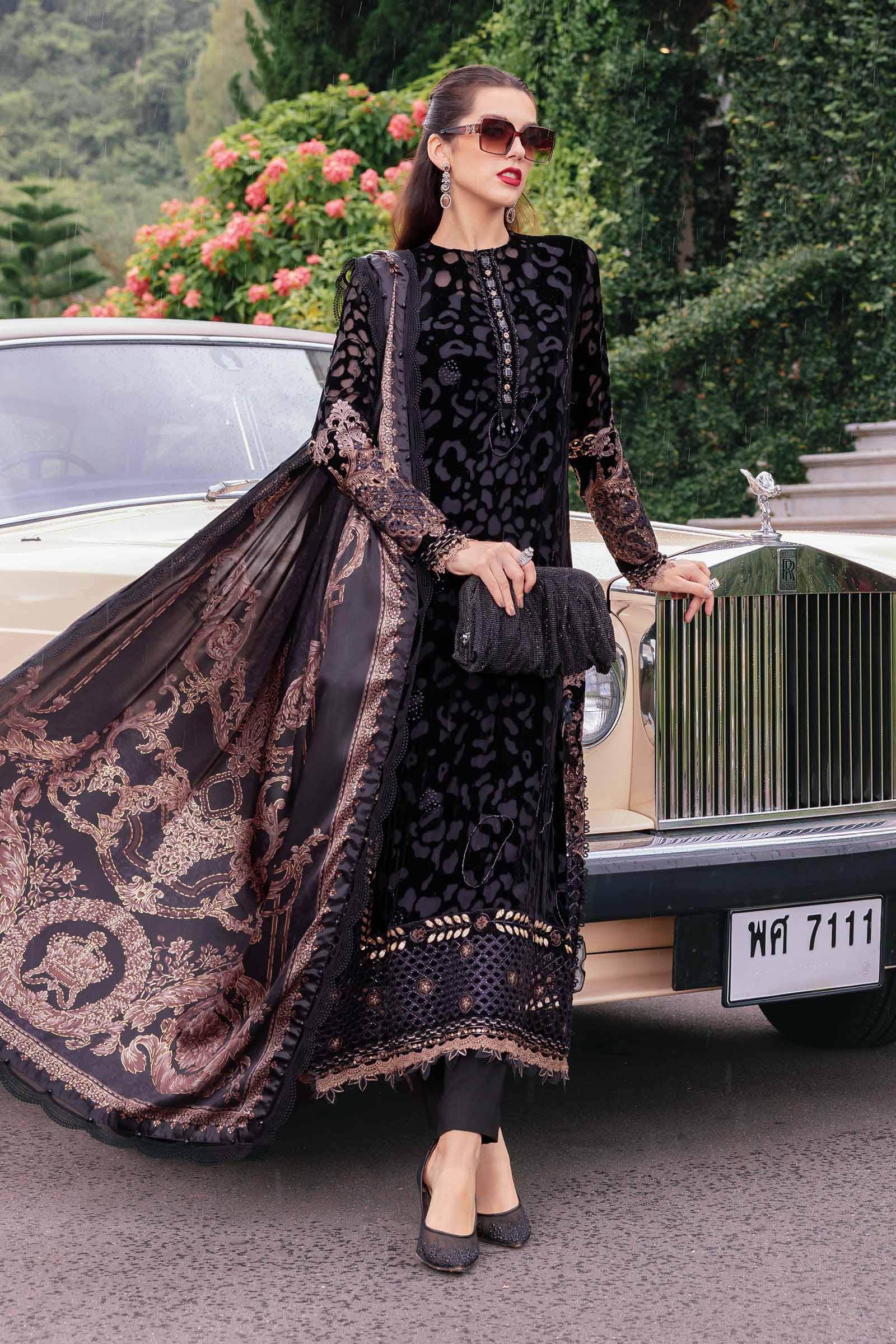 Video preview - 3 Piece Unstitched Embroidered Palachi Suit