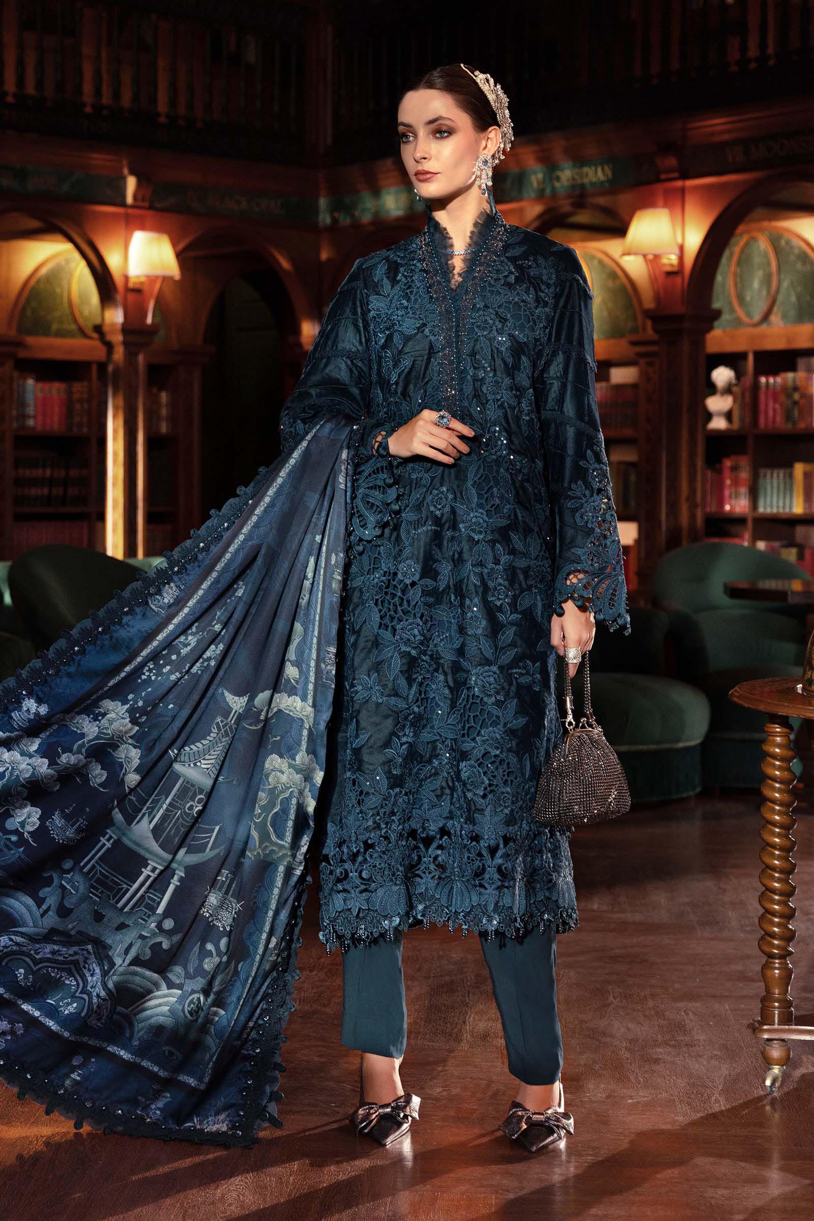 Video preview - 3 Piece Unstitched Embroidered Velvet Suit