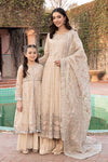 3 Piece Embroidered Net Suit