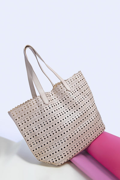 Cut Out Tote | ABG-S24-2 All Products ABGS242-999-CRM