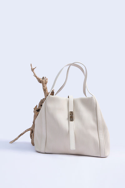 Striped Handbag | ABG-S24-4 All Products ABGS244-999-BEG