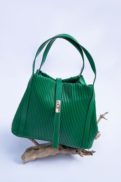 Striped Handbag | ABG-S24-4 All Products ABGS244-999-GRN