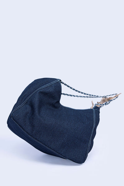Braided Canvas Tote | ABG-S24-7 All Products ABGS247-999-BLU