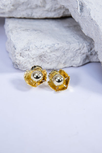 Geometrical Flower Earrings Accessories AERW248-999-999