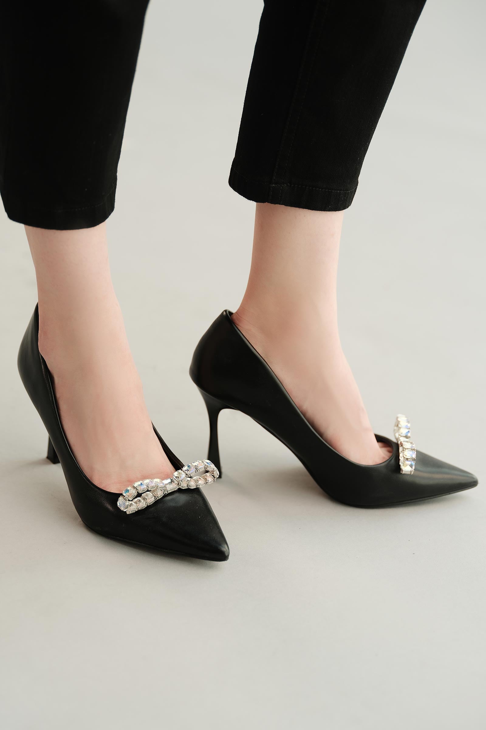 Embellished Court Shoes