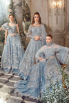 Unstitched Mbroidered | Ice Blue BD-2702