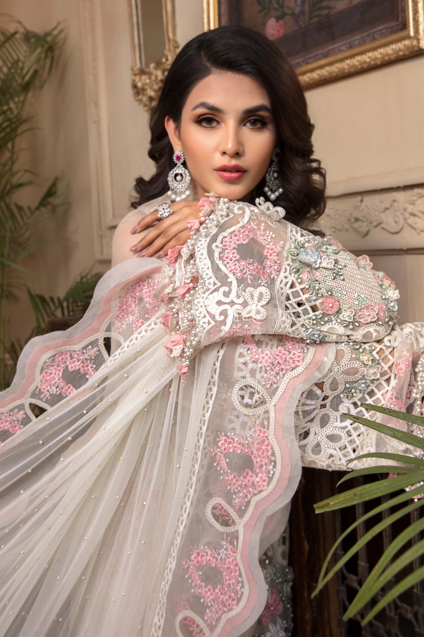 Unstitched MBROIDERED - Off White BD-2604
