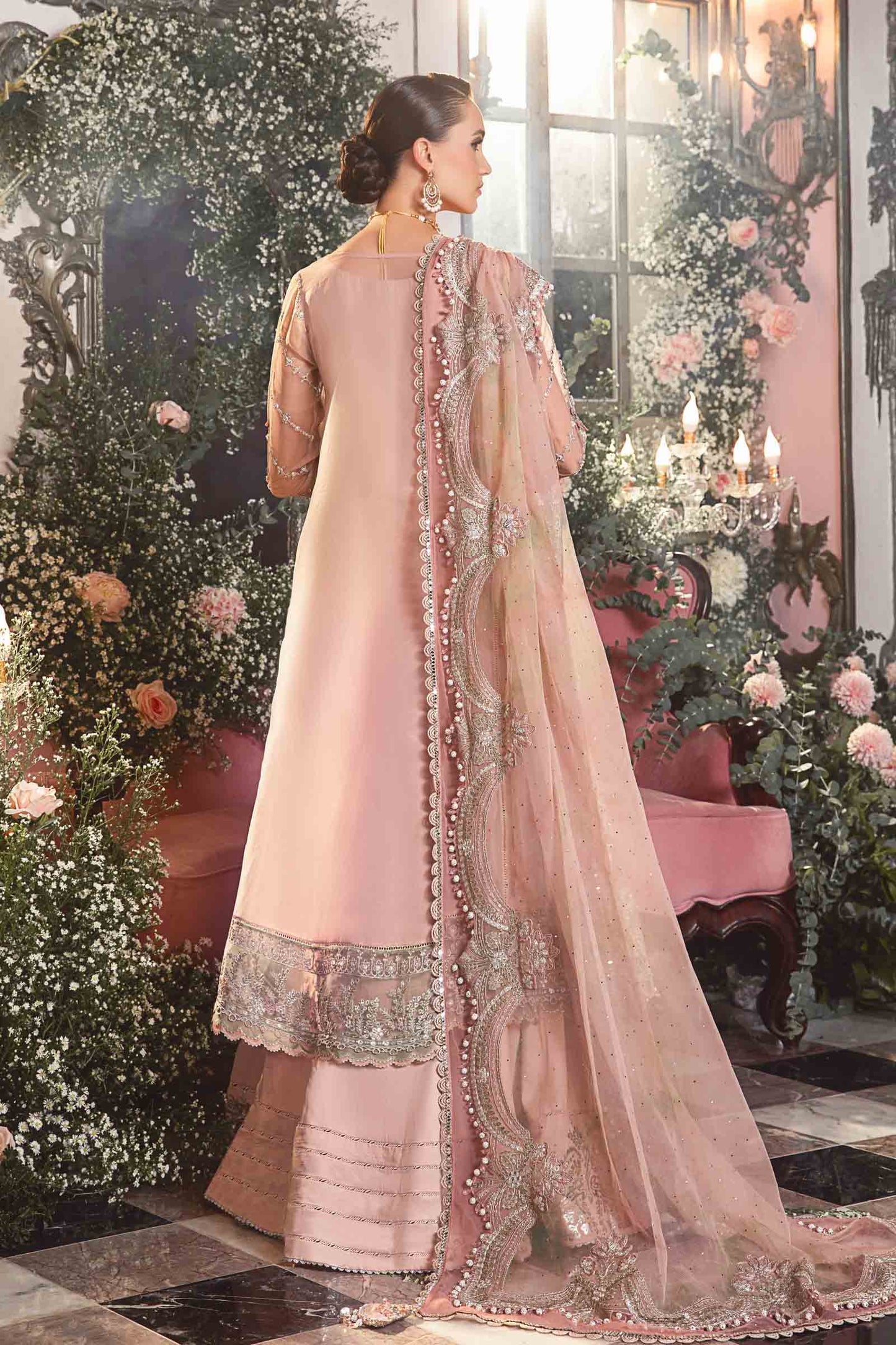 Unstitched Mbroidered | Pastel Pink BD-2706