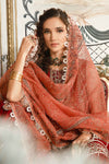 Unstitched Mbroidered | Maroon BD-2708