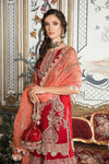 Unstitched Mbroidered | Maroon BD-2708