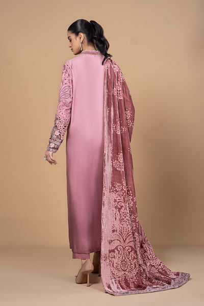 Suit Ash Pink DLS-1106 Stitched Linen DLS1106-SML-API