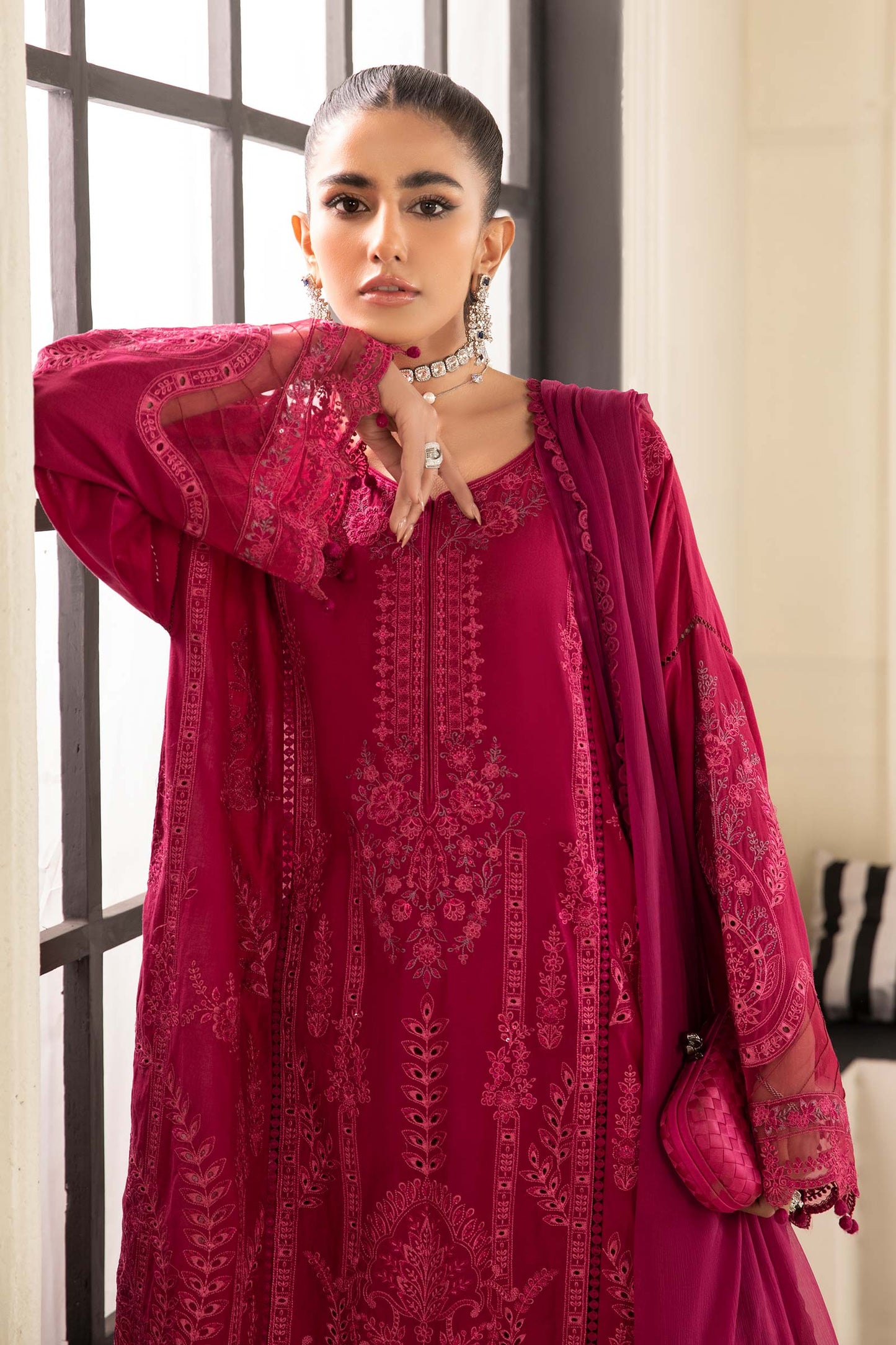3 Piece Embroidered Lawn Suit