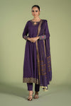 3 Piece Dyed Lawn Suit