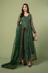3 Piece Embroidered Net Organza Suit