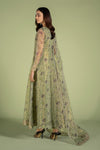 3 Piece Printed Organza Masoori Net Suit