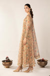 3 Piece Printed Organza Masoori Net Suit