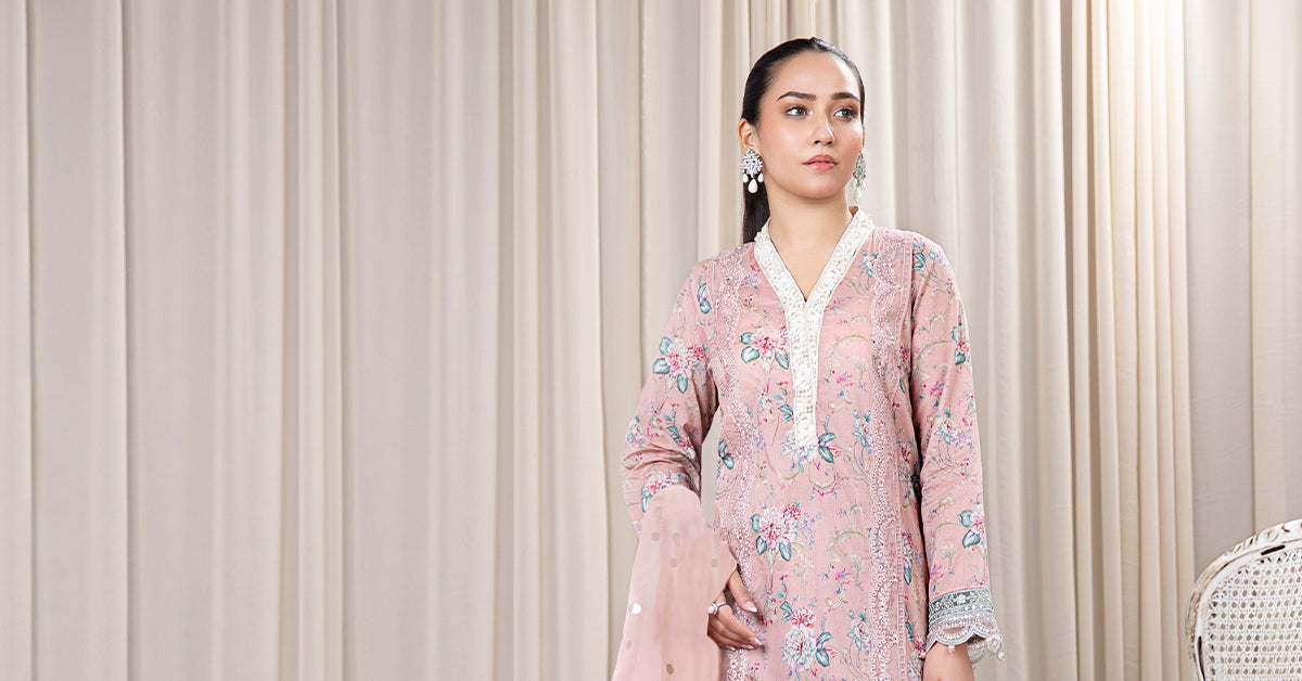 3 Piece Printed Lawn Suit
