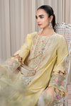3 Piece Embroidered Self Jacquard Suit