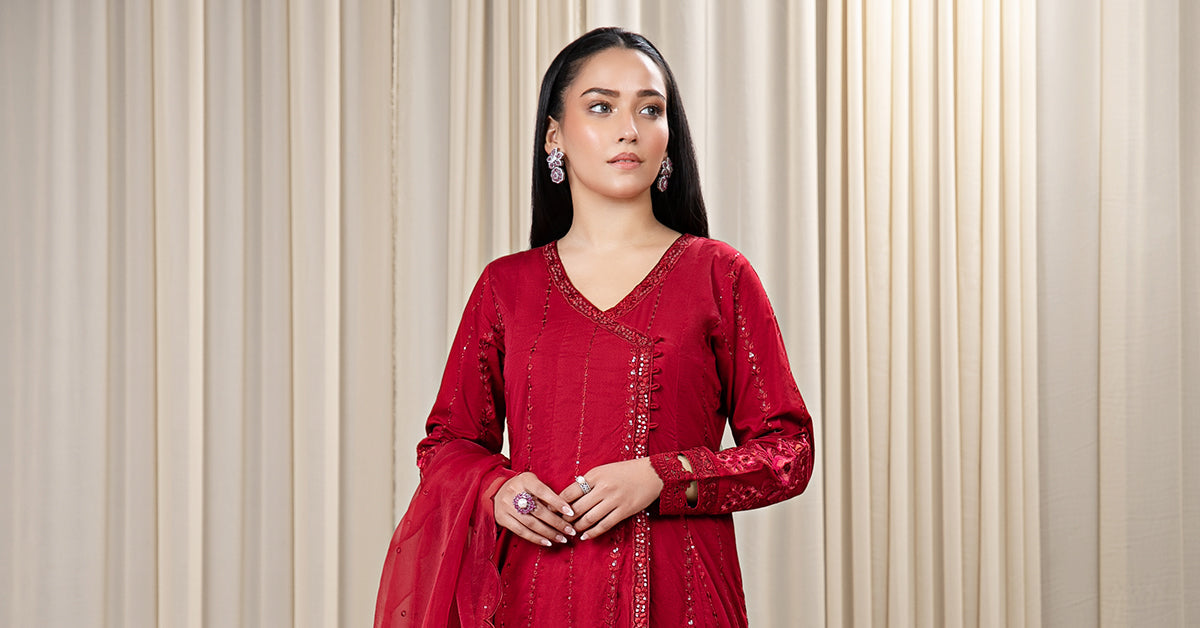 3 Piece Embroidered Lawn Suit