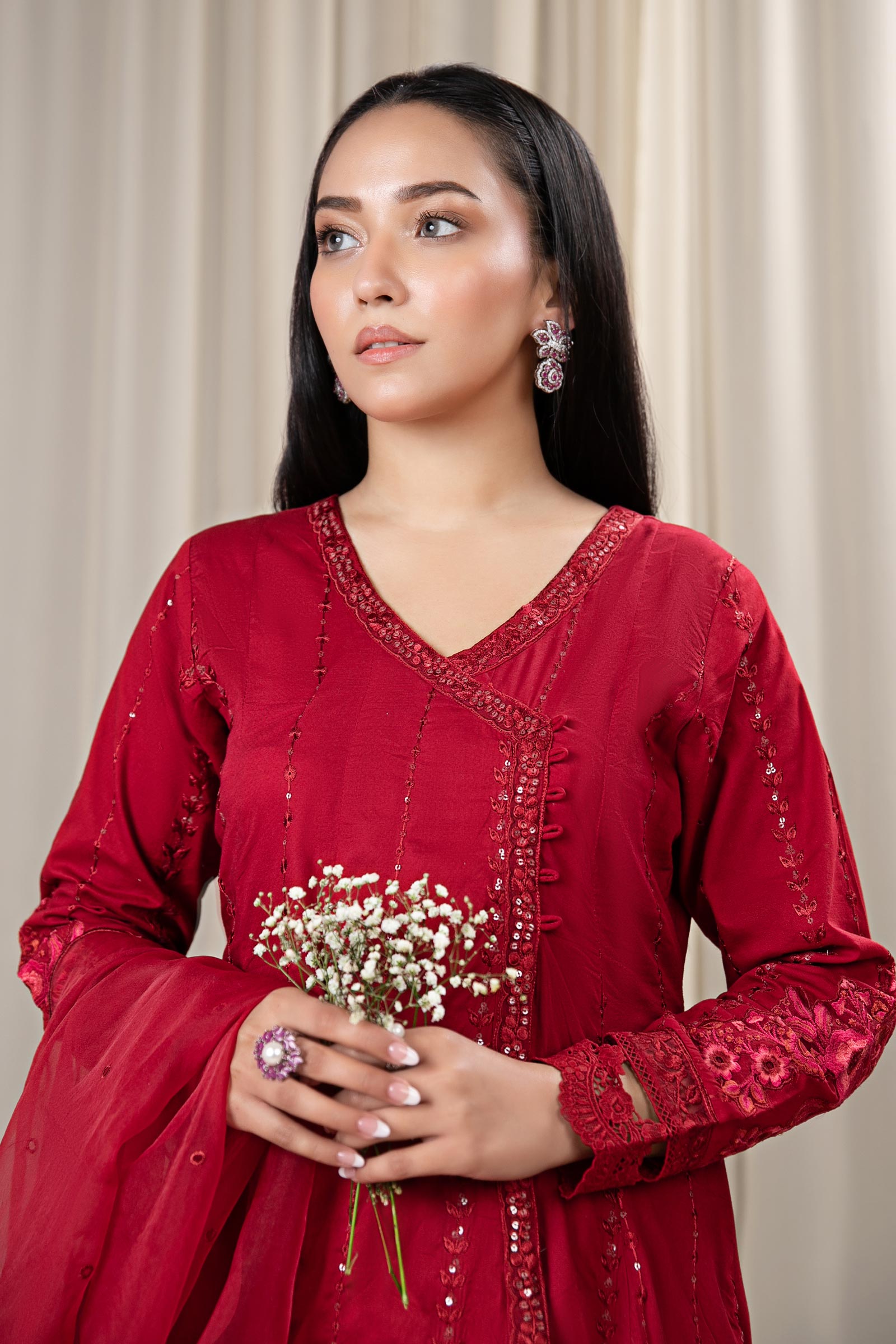 3 Piece Embroidered Lawn Suit