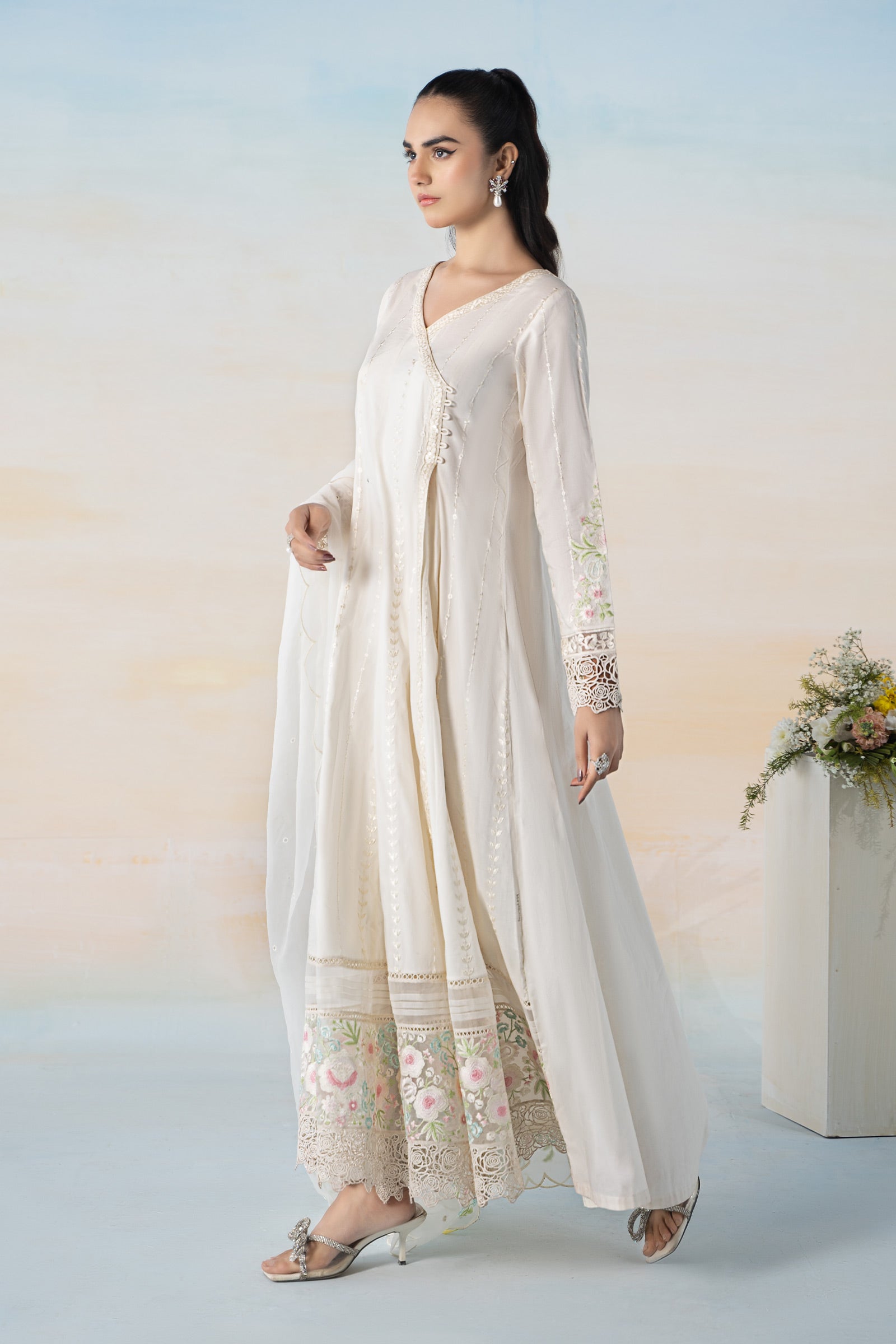 3 Piece Embroidered Lawn Suit