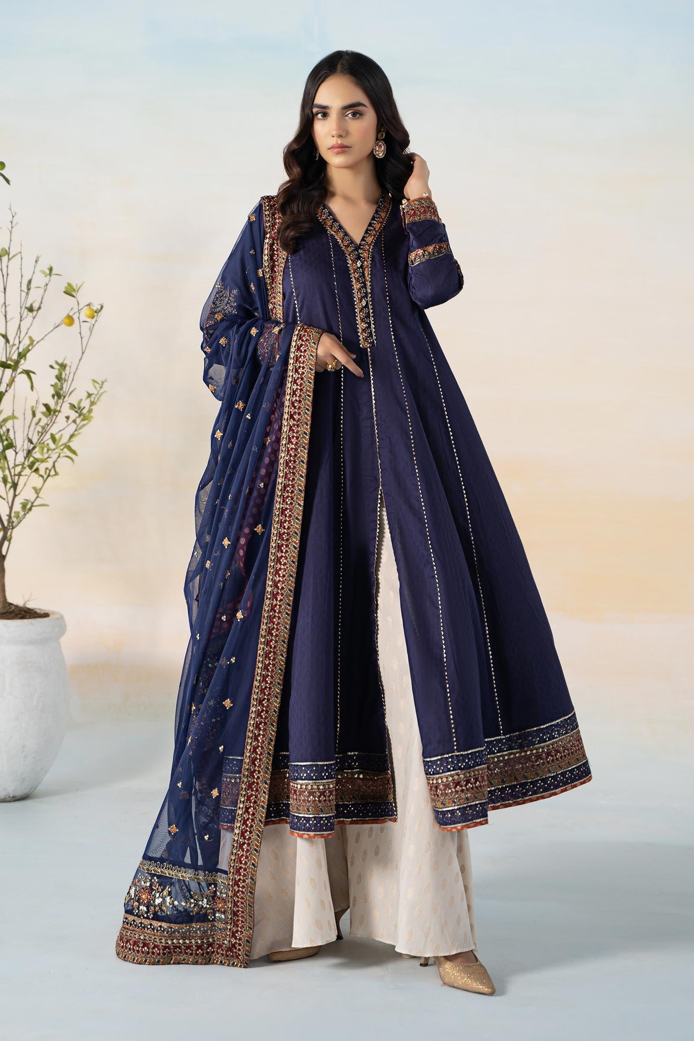 3 Piece Dyed Dobby Suit | DW-EF24-55