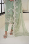 3 Piece Embroidered Dobby Suit