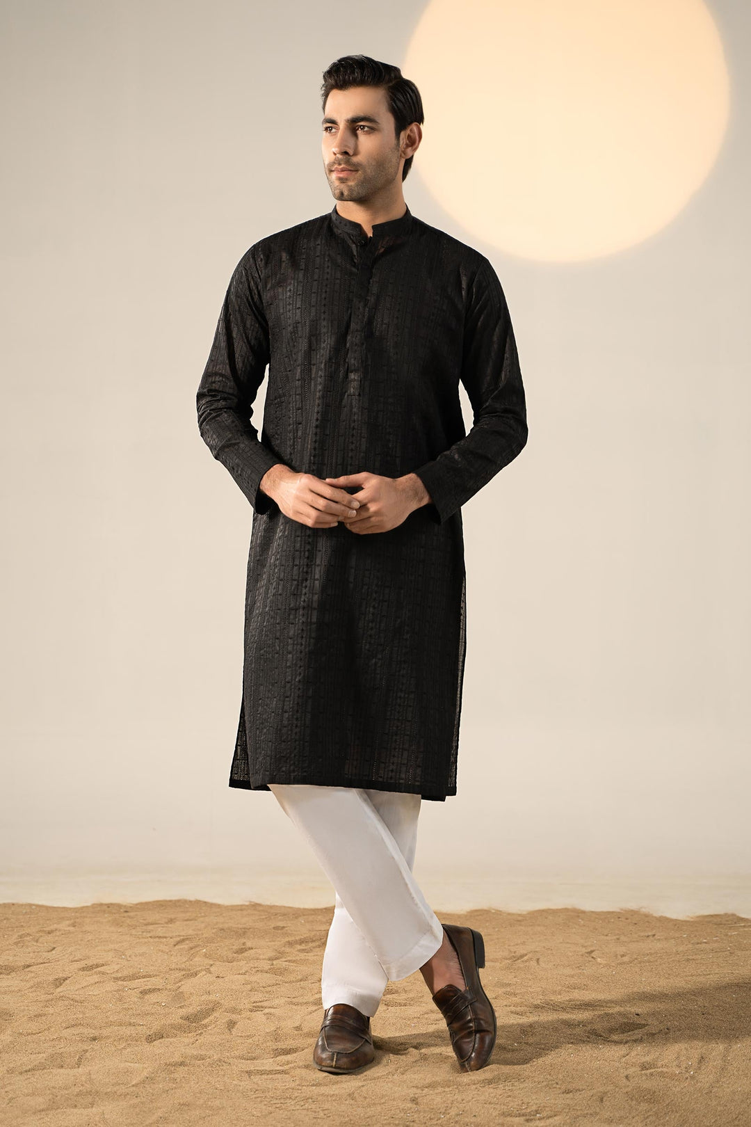Embroidered Cotton Kurta – Designs (AE)