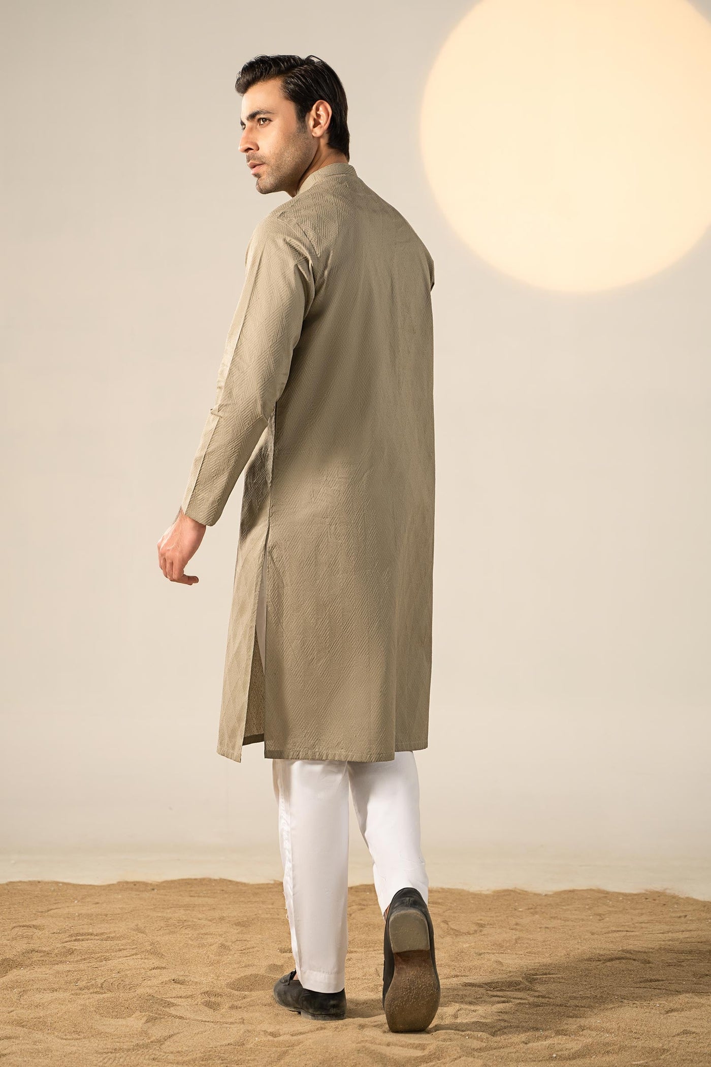 Embroidered Cotton Kurta | GTS-SS24-07