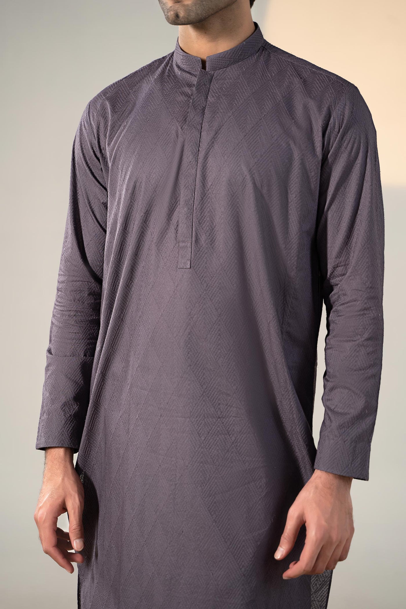 Embroidered Cotton Kurta | GTS-SS24-09