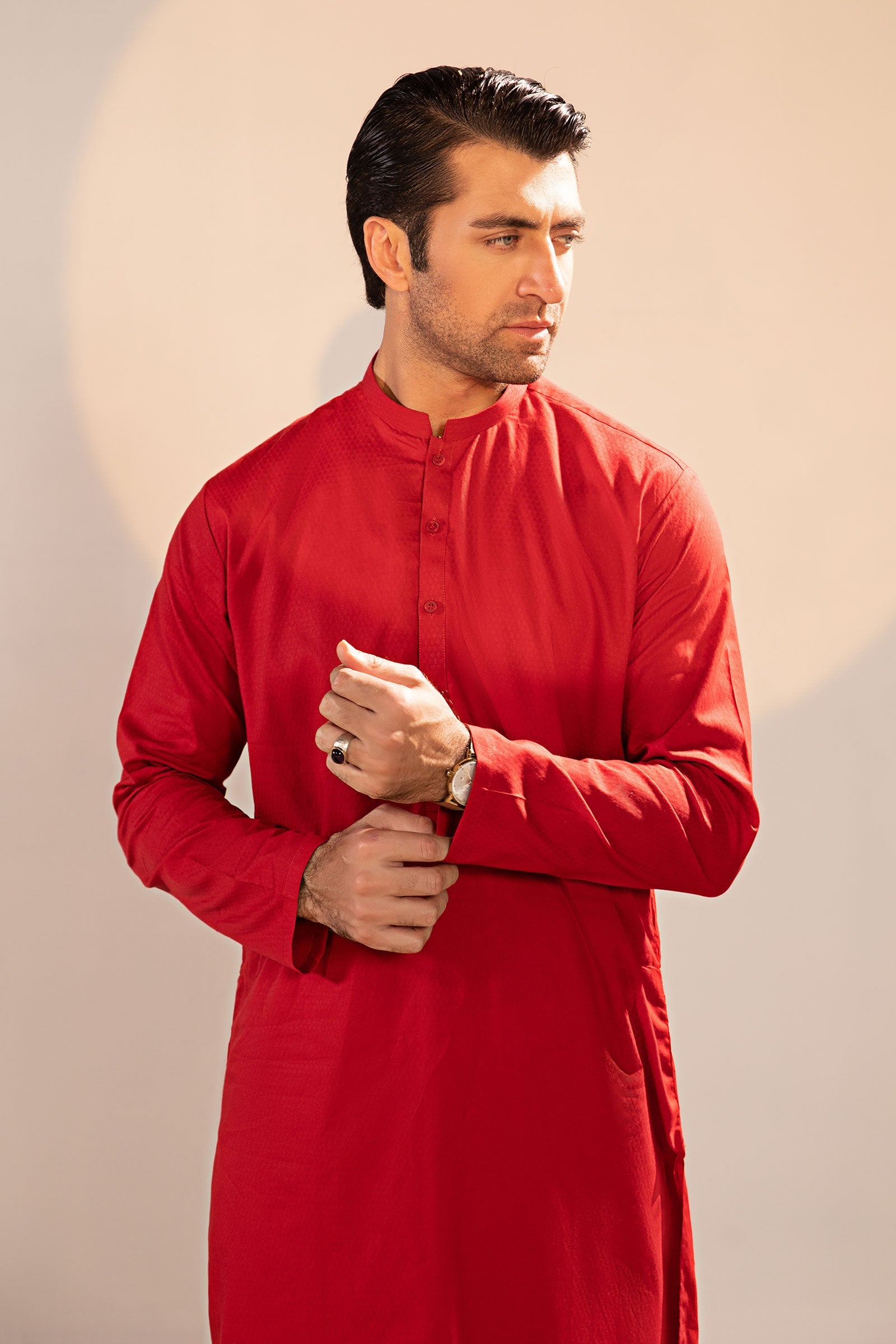 Self Dobby Kurta