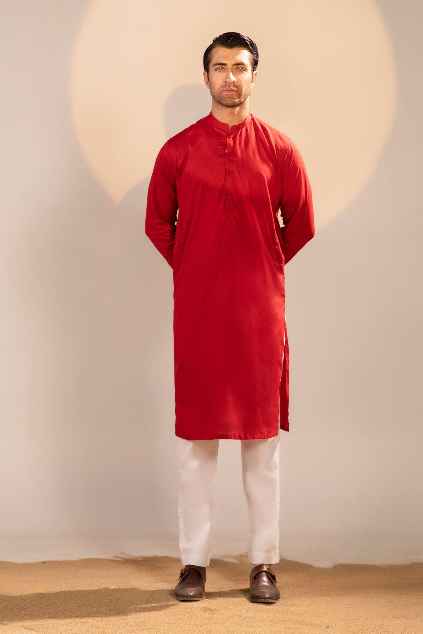 Self Dobby Kurta