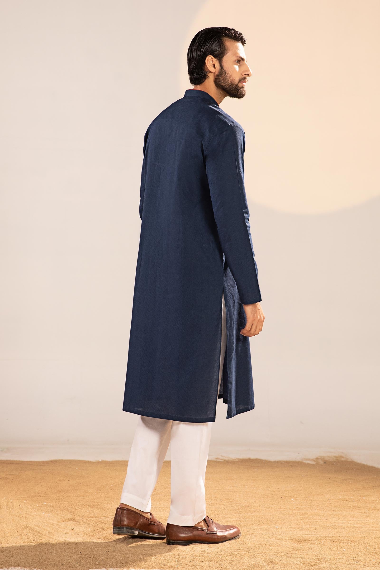 Self Dobby Kurta