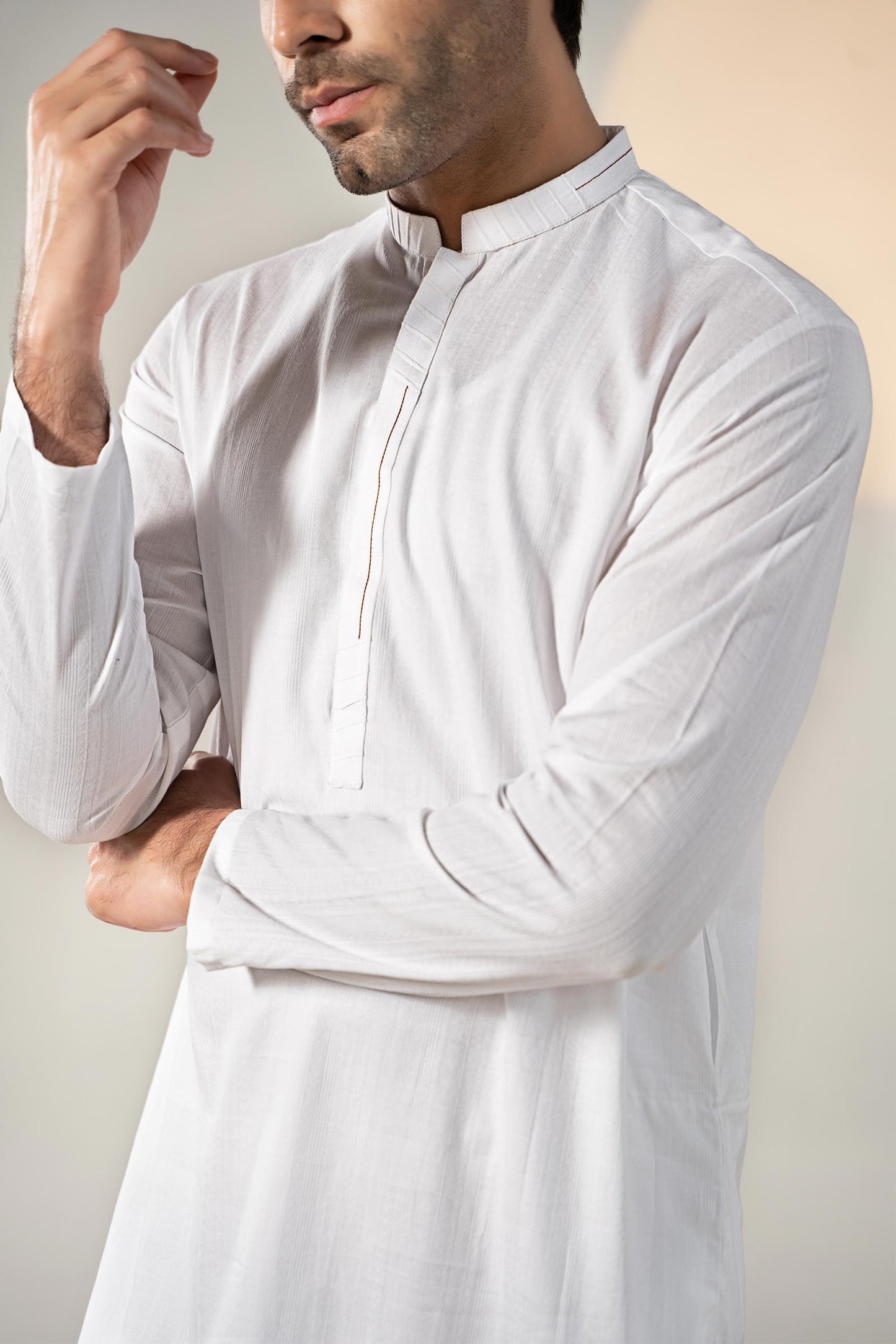 Self Dobby Kurta