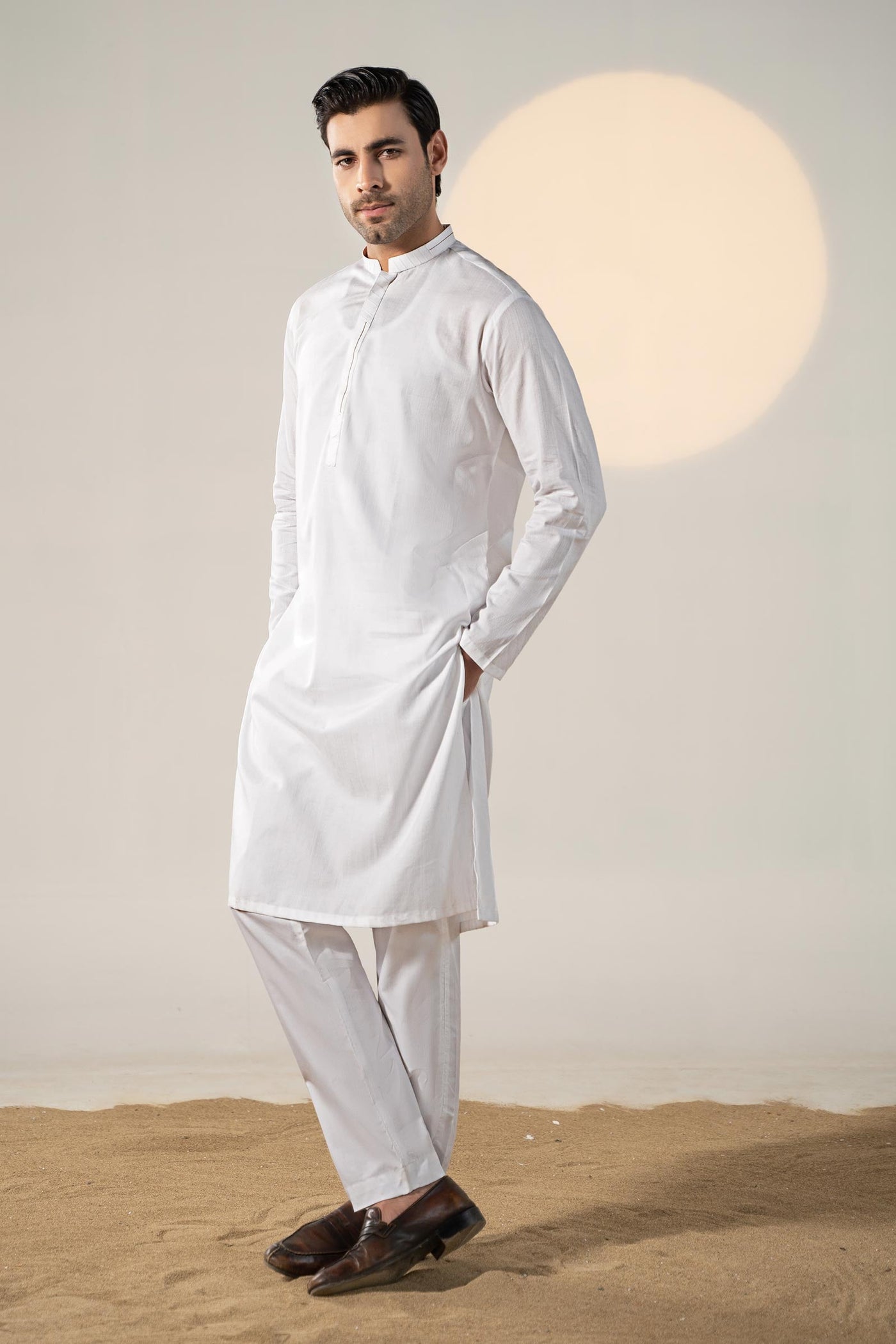 Self Dobby Kurta | GTS-SS24-12