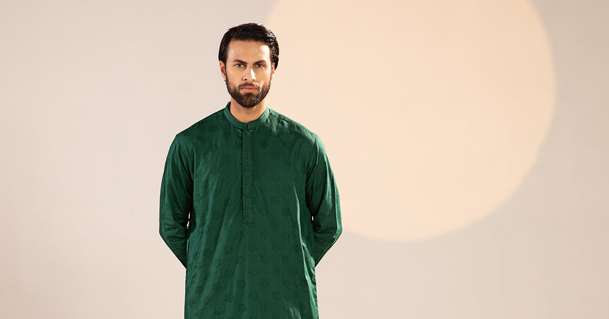 Self Dobby Kurta