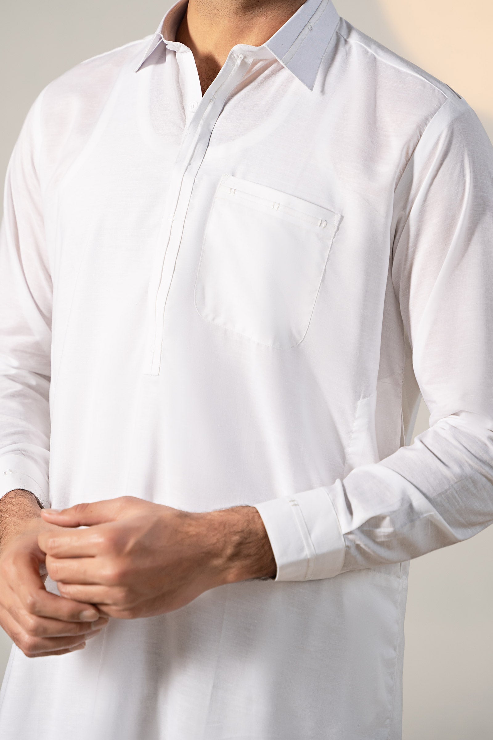 Dyed Cotton Silk Suit