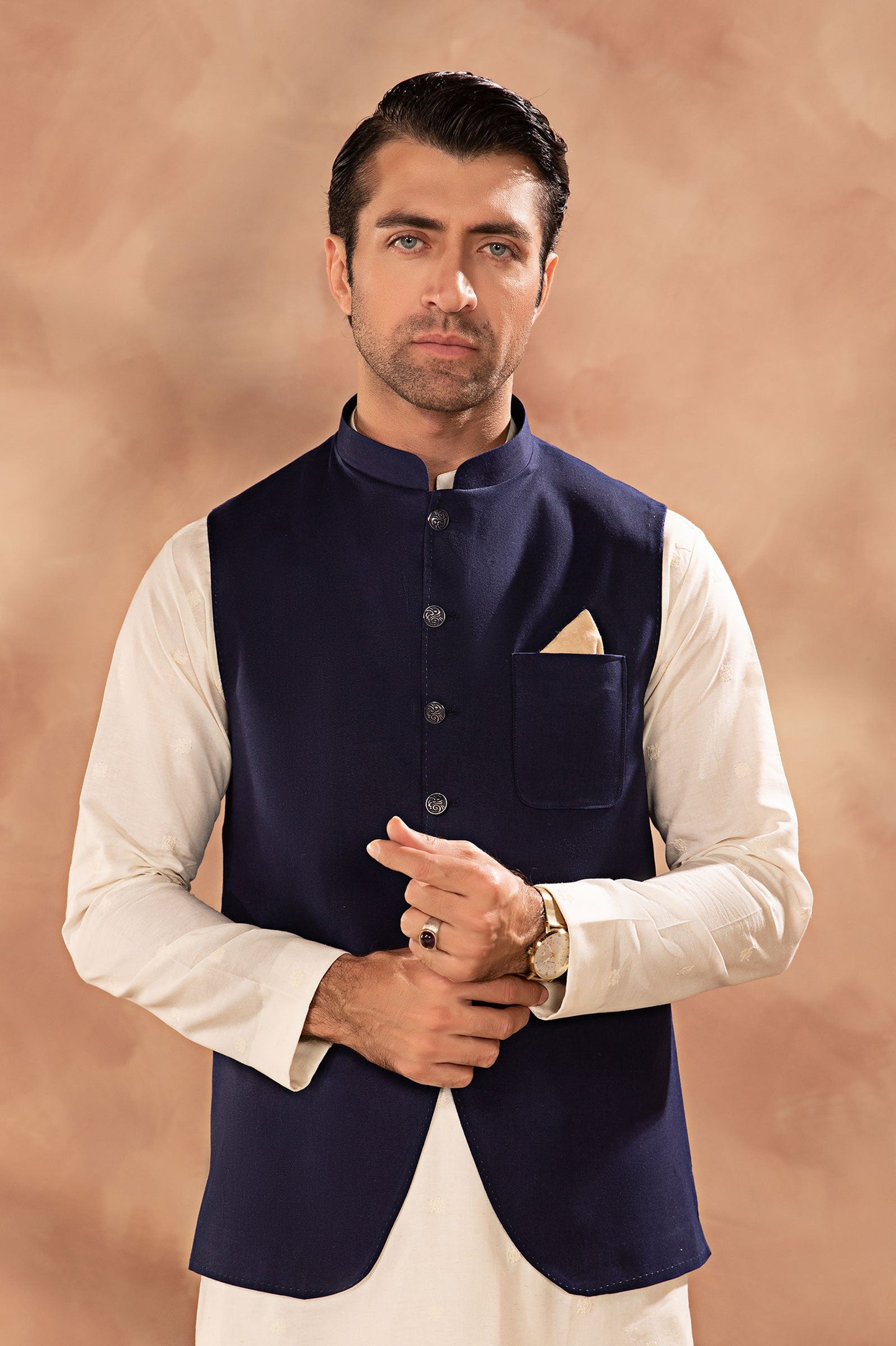 Navy Blue Waistcoat