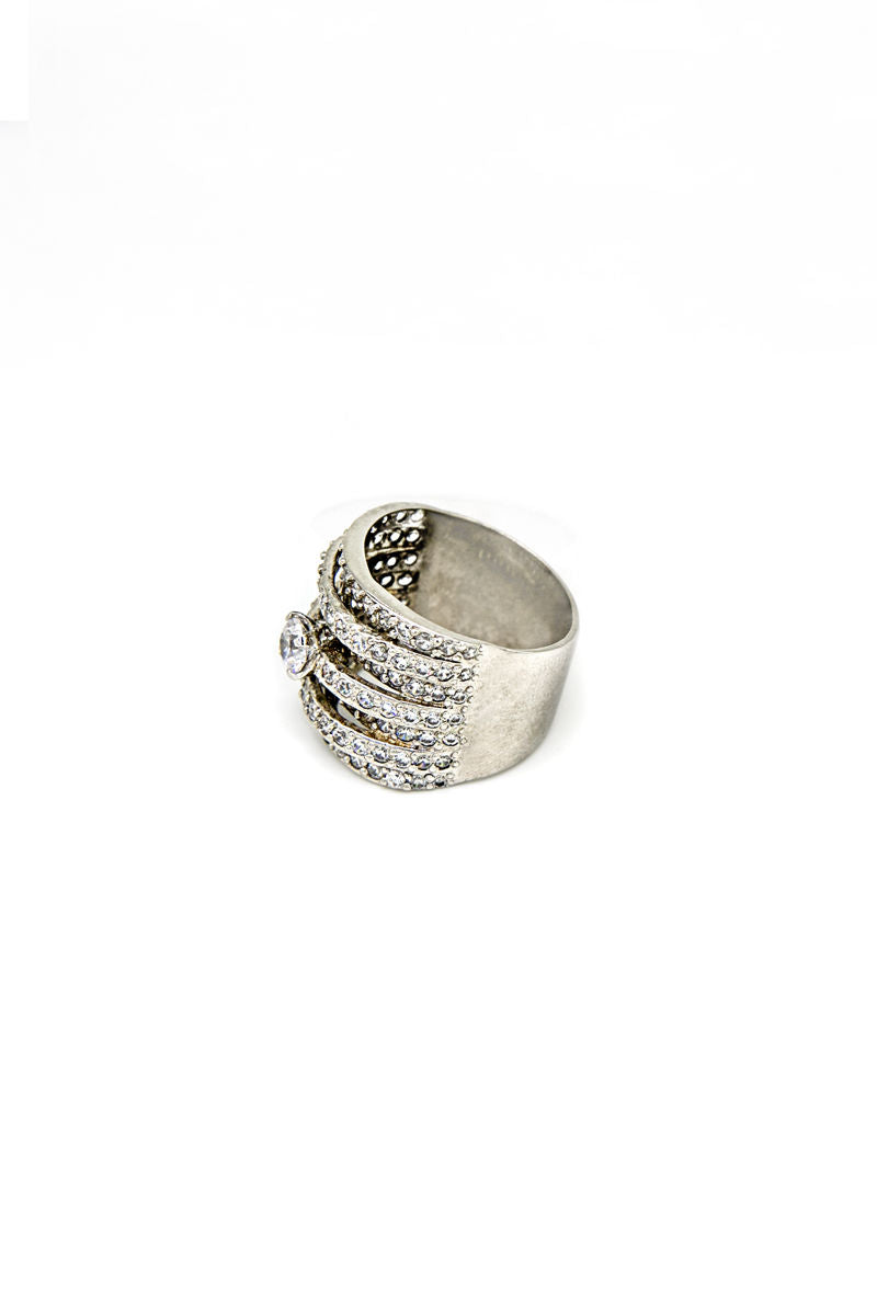 Jewelry - Rings-JRG-003-White-Zircon