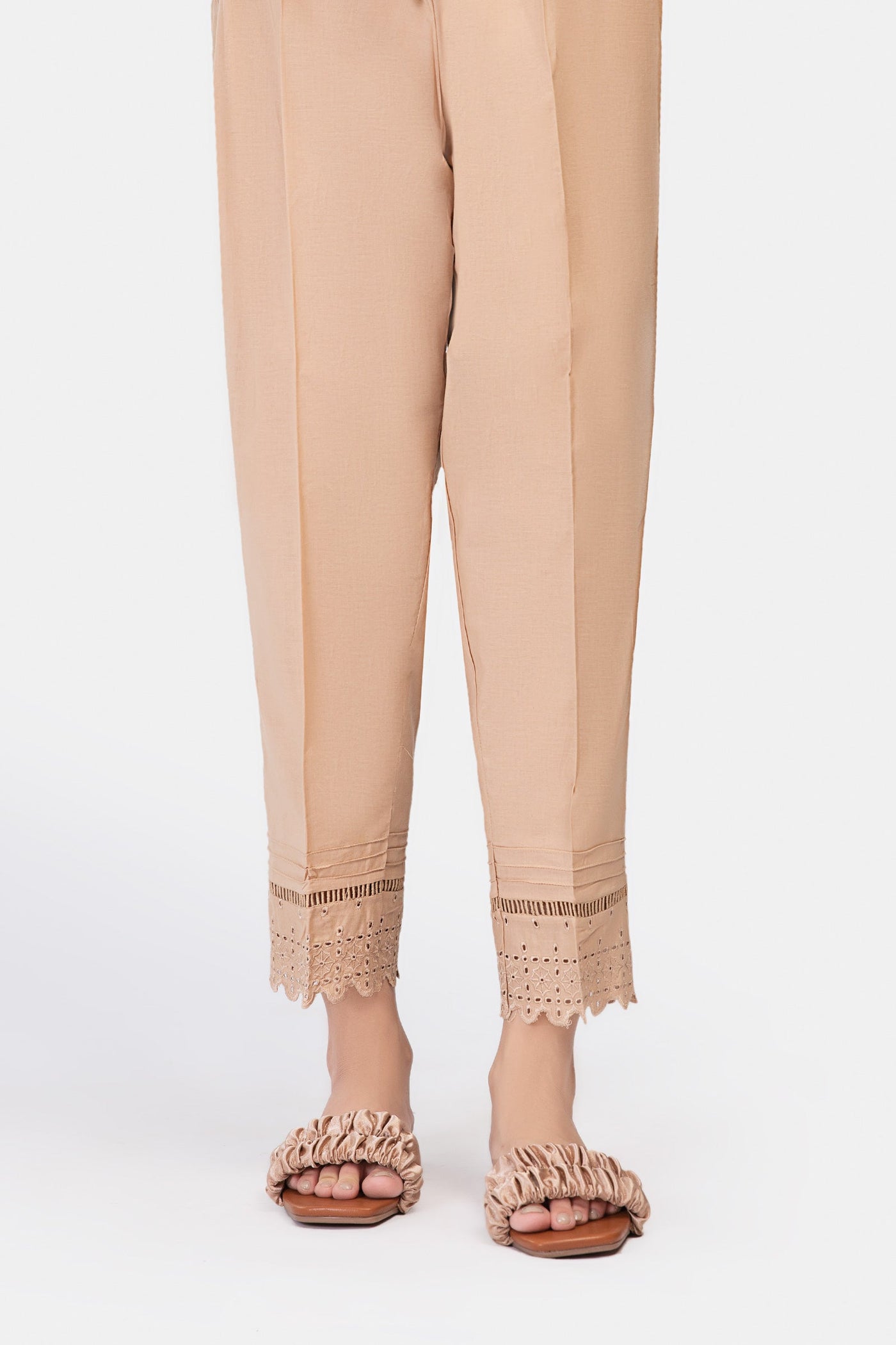Embroidered Cambric Trouser | MB-EA23-165