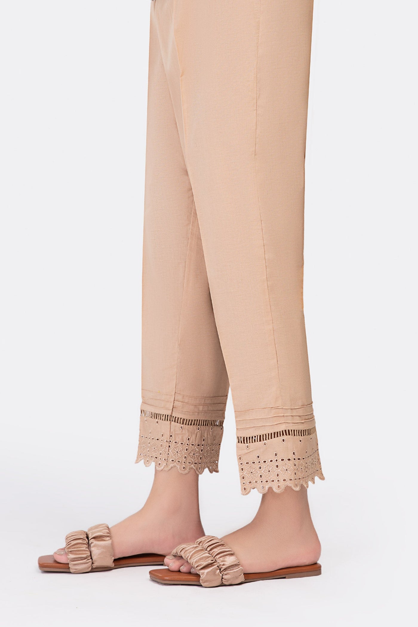 Embroidered Cambric Trouser | MB-EA23-165