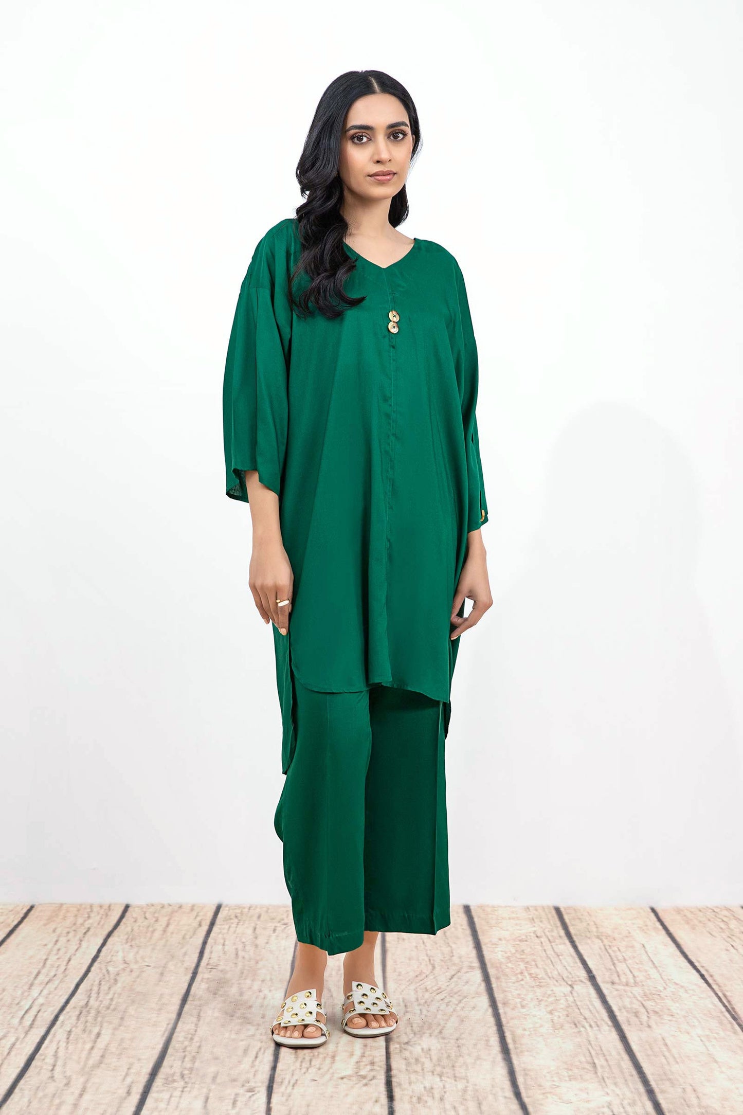 Dyed Arabic Lawn Co-Ord Set
