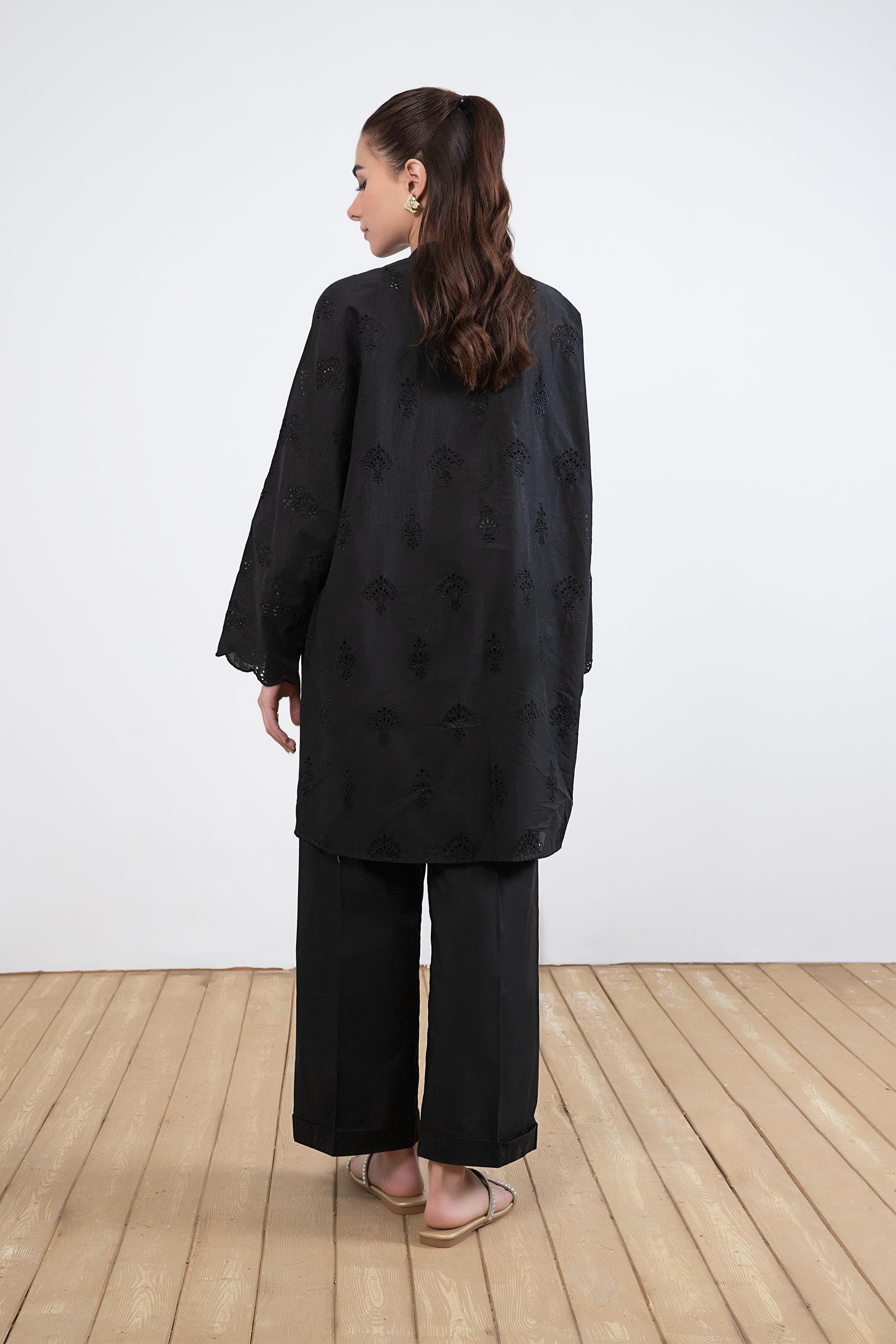 Embroidered Cambric Co-Ord Set