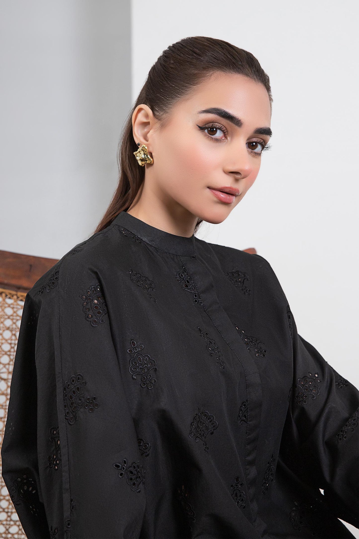 Embroidered Cambric Co-Ord Set