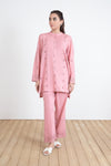 Embroidered Dobby Lawn Co-Ord Set