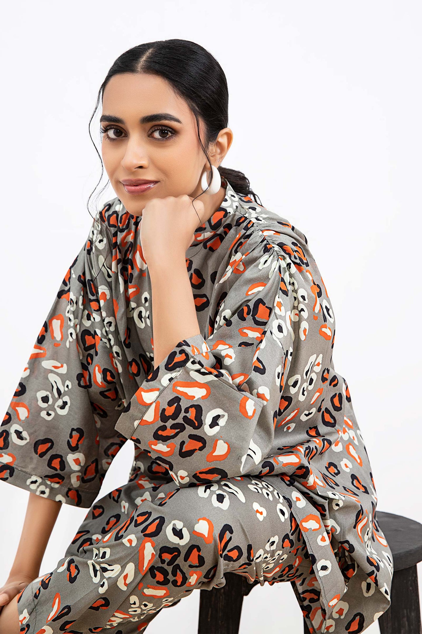 Printed Arabic Lawn Co-Ord Set